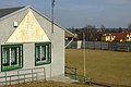 Čeština: Fotbalové hřiště v Nelahozevsi English: Football field in Nelahozeves, Central Bohemian Region, CZ