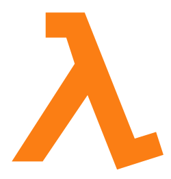 Pelisarjan logo, oranssi kreikkalainen lambda-kirjain.