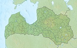 Zvejnieki burial ground is located in Latvia