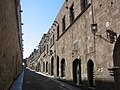 The famous Road of the Knights in the Old City of Rhodes.