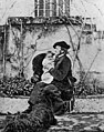 Wagner with daughter Eva, at Triebschen, 1867