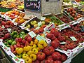 Al Tomatenzorten um Marché Beauveau zu Paräis