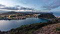 Vista de Horta desde Monte da Guia.