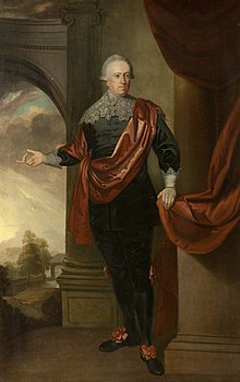 A smaller copy of Bell's 1774 portrait