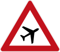 Zeichen 144-20 Flugbetrieb (Aufstellung links)