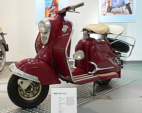 NSU developed the Prima from the Lambretta it had previously built under license