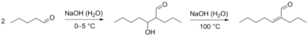 Альдольно-кротоновая конденсация пентаналя