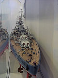 Model af Bismarck på krigsmuseet i Dresden