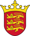 Coat of arms of Bailiwick of Jersey (British Crown Dependency)