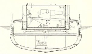 Danish Ironclad Gorm (1870) Turret.jpg