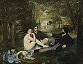 Le déjeuner sur l'herbe, de Manet (precursor del Impresionismo).