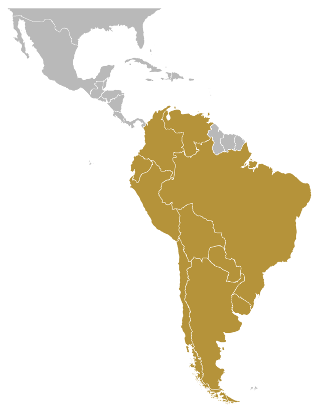 Copa Libertadores 1967 está ubicado en América del Sur