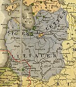 Ethnographic map of Lithuanians and Latvians in 1847 by Heinrich Berghaus.jpg