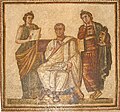 Image 61Roman mosaic of Virgil, the most important Latin poet of the Augustan period (from Culture of Italy)