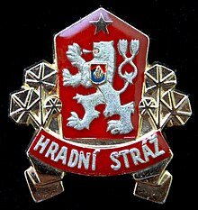 Klopový odznak Hradní stráže ČSSR