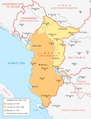 Mapa Albanii