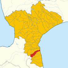 Localisation de San Sostene