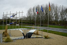 Mémorial à la première bataille aérienne.