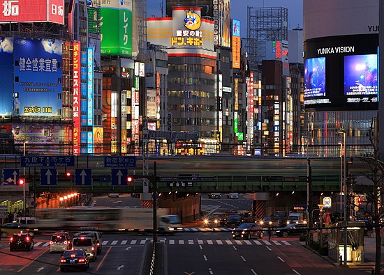 Khung cảnh khu phố Shinjuku, Tokyo lúc về đêm Hình: Martin Falbisoner