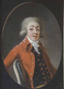 Portrait du Chanteur Pierre-Jean Garat (1762-1823)par Alexandre auguste Robineau c.1785