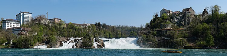 Панорама Рейнского водопада