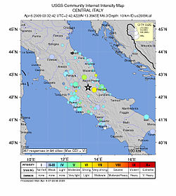 Mappa del Terremoto