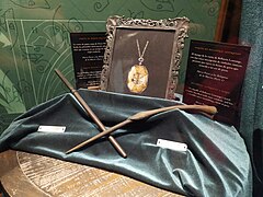 Variñas de Draco e Bellatrix na Harry Potter Exhibition Barcelona 2024.jpg