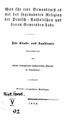 Was für eine Bewandtniß es mit der sogenannten Religion der Deutsch-Katholischen und freien Gemeinden habe