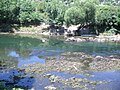 A folyó Banja Luka mellett alacsonyabb vízállásnál