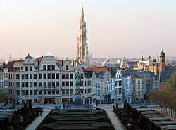 بروكسل، عاصمة وأكبر منطقة حضرية في بلجيكا.