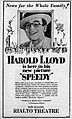 Speedy, 1928