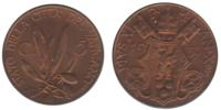 1931 Vatican City 5 Centesimi.png