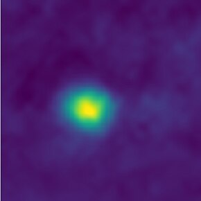 False-color image of 2012 HE85 taken by New Horizons in December 2017