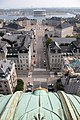 Amalienborg set fra topen af Marmorkirken