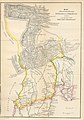 1838 map of country between Titaleea and Darjeeling