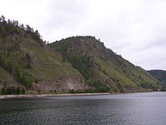A tó nyugati partszakasza