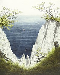 Chalk Cliffs at Ruegen 1825