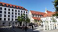 Dachauplatz on historiallinen aukio Regensburgin keskustassa.