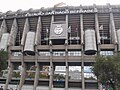 Vista da fachada do Bernabéu.