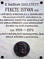 István-Fekete-Gedenktafel