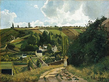 Côte du Jallais eller Jalais Hill, Pontoise, 1867