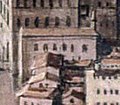 La chiesa nel panorama cittadino al tempo dell'assedio di Firenze (1529-1530), prima della costruzione degli Uffizi