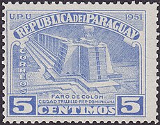 Paraguay.1952.005c.Columbus Lighthouse.jpg