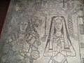 William Wynnesbury and his wife, from their memorial, now in the floor of the priest's vestry, part of the south chancel aisle, St. Michael and All Angels, Penkridge.