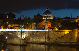 Ponte Vittorio Emanuele II San Pietro, Rome, Italy.jpg