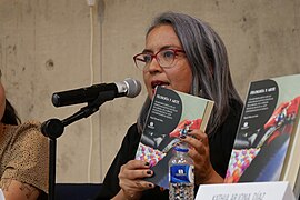 Raquel Mercado Salas durante la presentación de su libro Filosofía y Arte 38.jpg