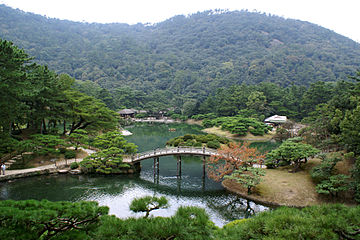 Ritsurin Garden in Takamatsu, Kagawa prefecture