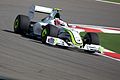 Barrichello at the 2009 Turkish GP