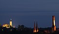 Die Bielefleder Skyline bei Nacht