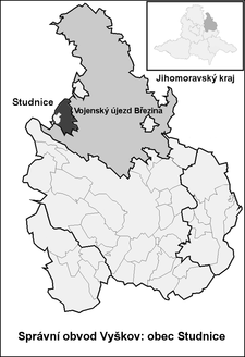 Studnice na mapě